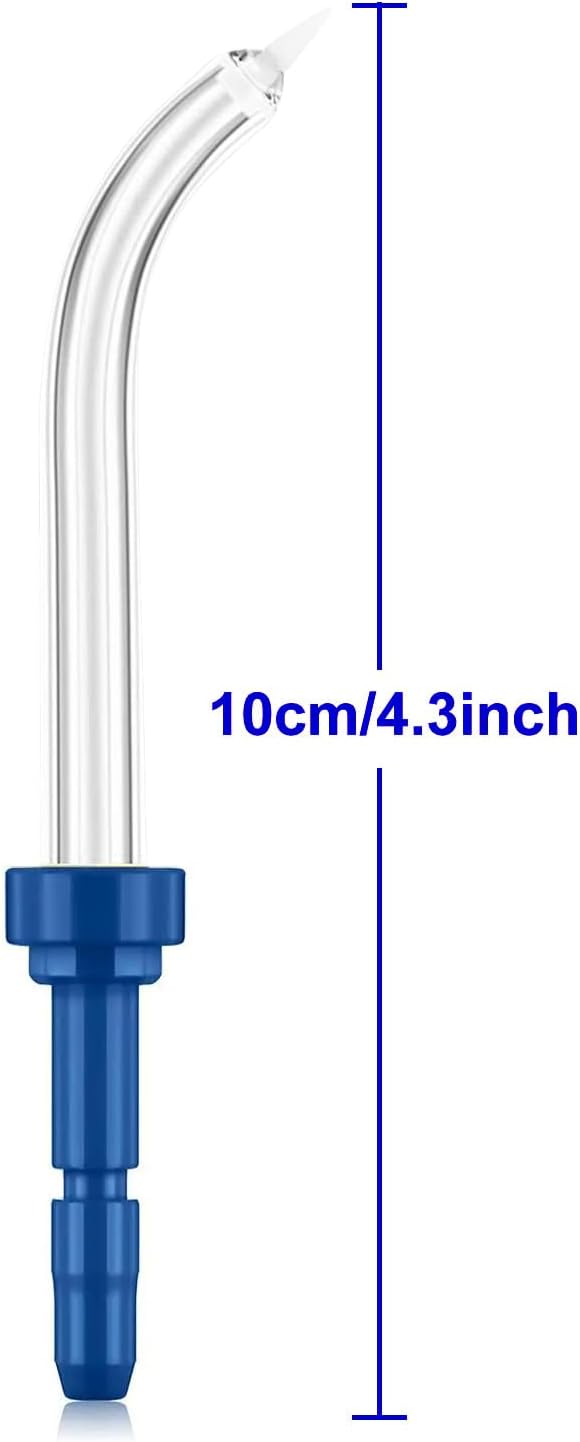 Flosser Replacement Tips for Waterpik Periodontal Tips Dental Water Flosser Tips Replacement Tips for Waterpik Water Flossers (Like WP-100) and Other Brand Oral Irrigators(6 Pieces)