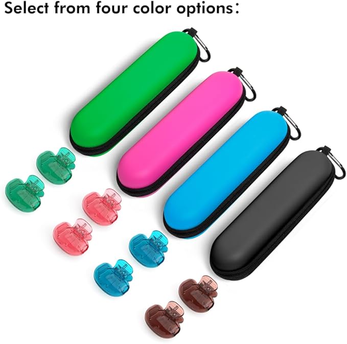 Nincha Electric Toothbrush Travel Case Compatible with Oral-B/Philips Sonicare/Colgate/Reach, and Most Electric Toothbrush, Includes 2 Universal Toothbrush Covers (Pink Case + Pink Covers)