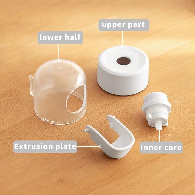 2025 Upgraded So Nice Toothpaste Dispenser Wall Mounted Bathroom Automatic Toothpaste Squeezer,Visualization of Toothpaste Flow Rate