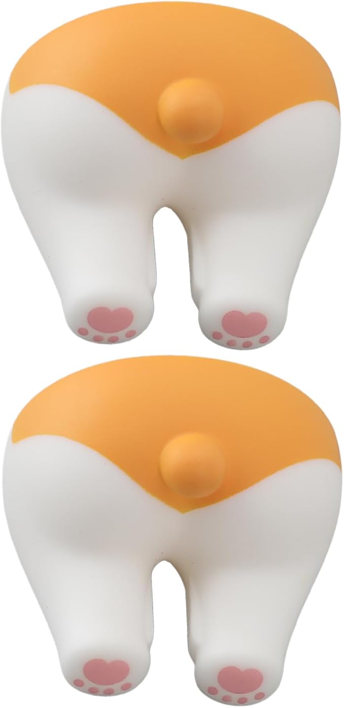 Cartoon Animal Wall Mount Hook Holder, Cute Toothbrush Holder for Kitchen and Bathroom, Utility Hook for Hanging Towels, Keys, Hats, and Cables, Toddler-Friendly Design, Dog-Themed Decor