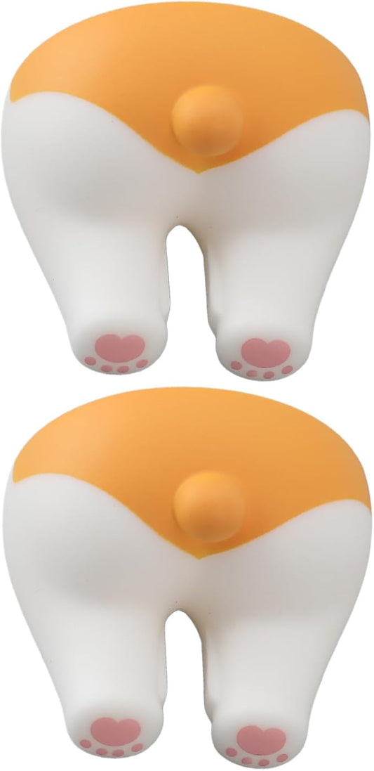 Cartoon Animal Wall Mount Hook Holder, Cute Toothbrush Holder for Kitchen and Bathroom, Utility Hook for Hanging Towels, Keys, Hats, and Cables, Toddler-Friendly Design, Dog-Themed Decor