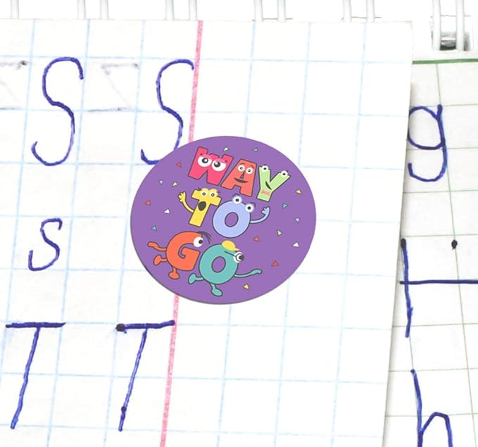 Sweetzer & Orange Teacher Reward Stickers – 1008 in 9 Designs, 1-Inch Motivational Sticker for Kids, Potty Training Reward and Teacher Supplies for Classroom