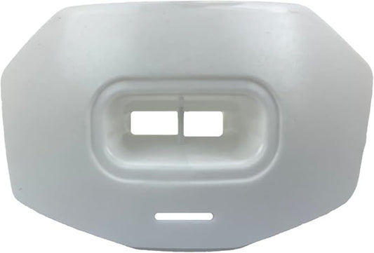 DAMAGE CONTROL Youth Football Mouth Guard – Breathable No Boil Mouthpiece, Protects Lips & Teeth, Works with Braces, Includes Helmet Strap – Sports Gear & Accessories (White)