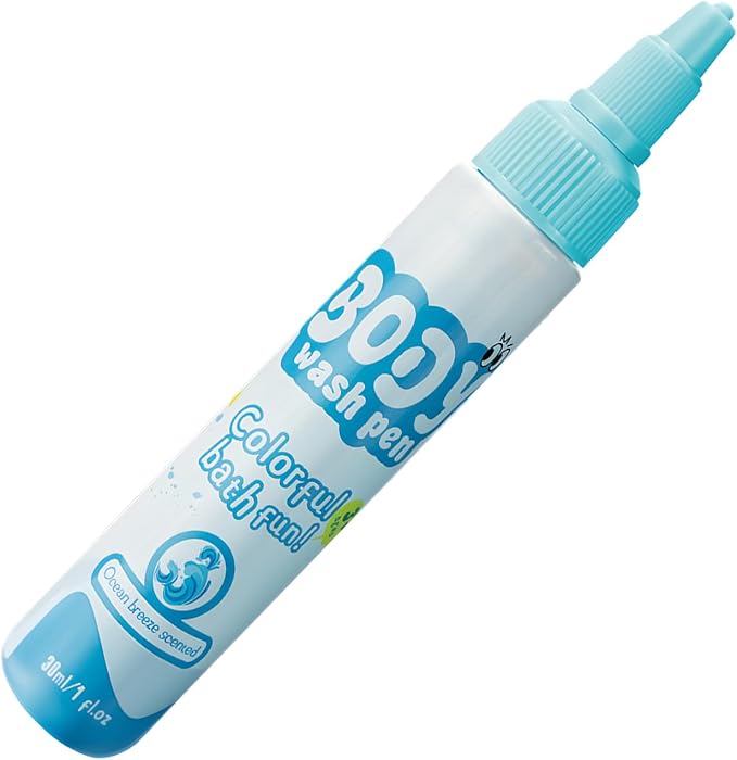 Bath Crayon, 30ml Washable Educational Marker Set, Bathtub Drawing Crayons with Smooth Texture,Easy Clean Off Formula with Vibrant Colors, Creative Art Play Tool for Kids Boys Girls Bathroom Fun Time