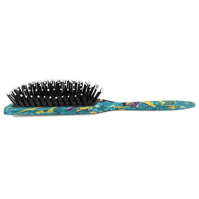 Kids Hair Brush for Boys Girls Toddler - Dinosaur Detangler Hairbrush for Wet Dry Thin Long Curly Hair Pain-Free Comb Glide Through Tangles with Ease and Massage Scalp