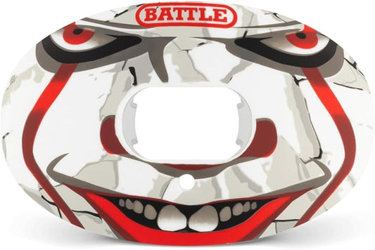 Battle Sports Oxygen Football Mouthguard - Football Mouth Guard with Strap, Superior Airflow & Better Performance, Maximum Breathability, Works with Braces