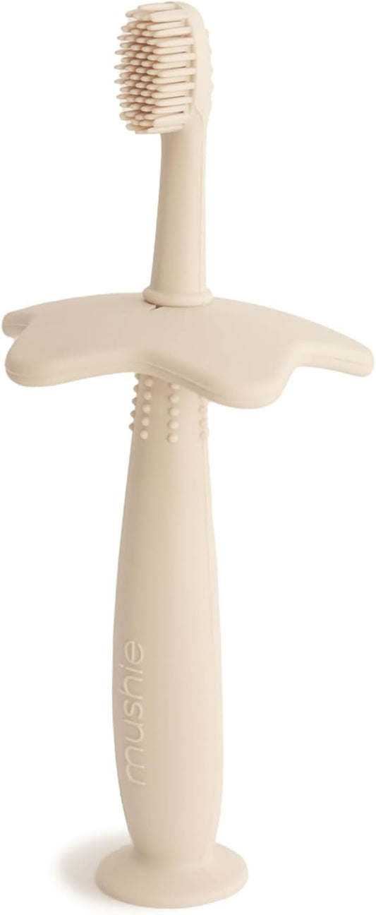mushie Star Toddler Training Toothbrush (Shifting Sand)