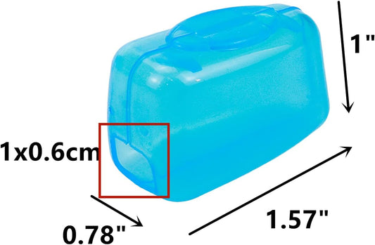 50Pcs Toothbrush Cap Covers Toothbrush Head Protector Case for Travel or Home,Green