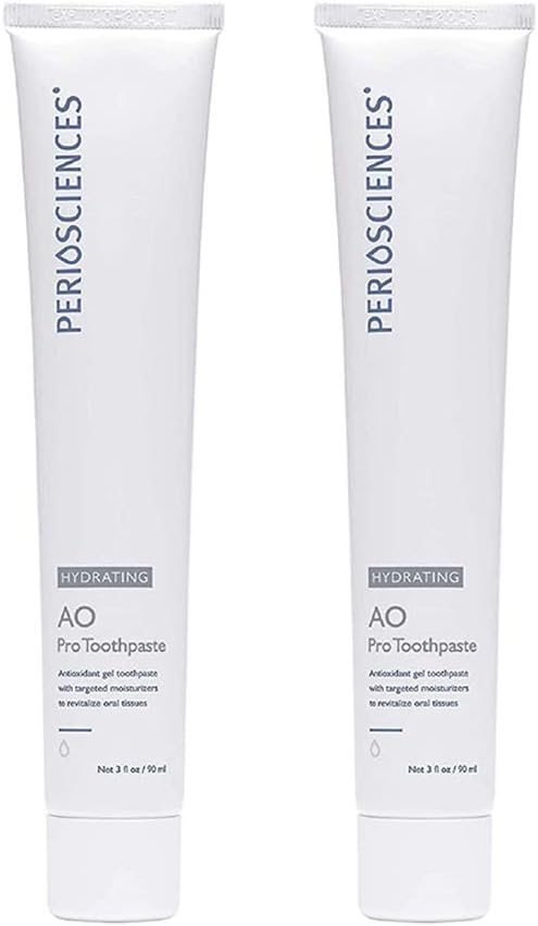 PerioSciences AO ProToothpaste Hydrating with Nano Hydroxyapatite 3 fl oz / 90ml - Pack of 2