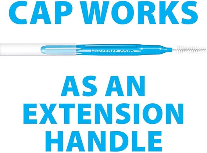 Piksters Interdental Brushes, 35 pk, Size 5, Interdental Tooth Brush for Large Gaps, Gum Soft Bristles for Plaque Removal, Safe for Braces