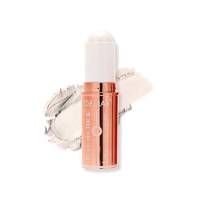 Rise and Shine Highlighter Stick Silver Glow – Long-Lasting Creamy Glow, Buildable Shimmer, Easy Application, Vegan & Cruelty-Free 8g/0.28fl.oz，pack of 1