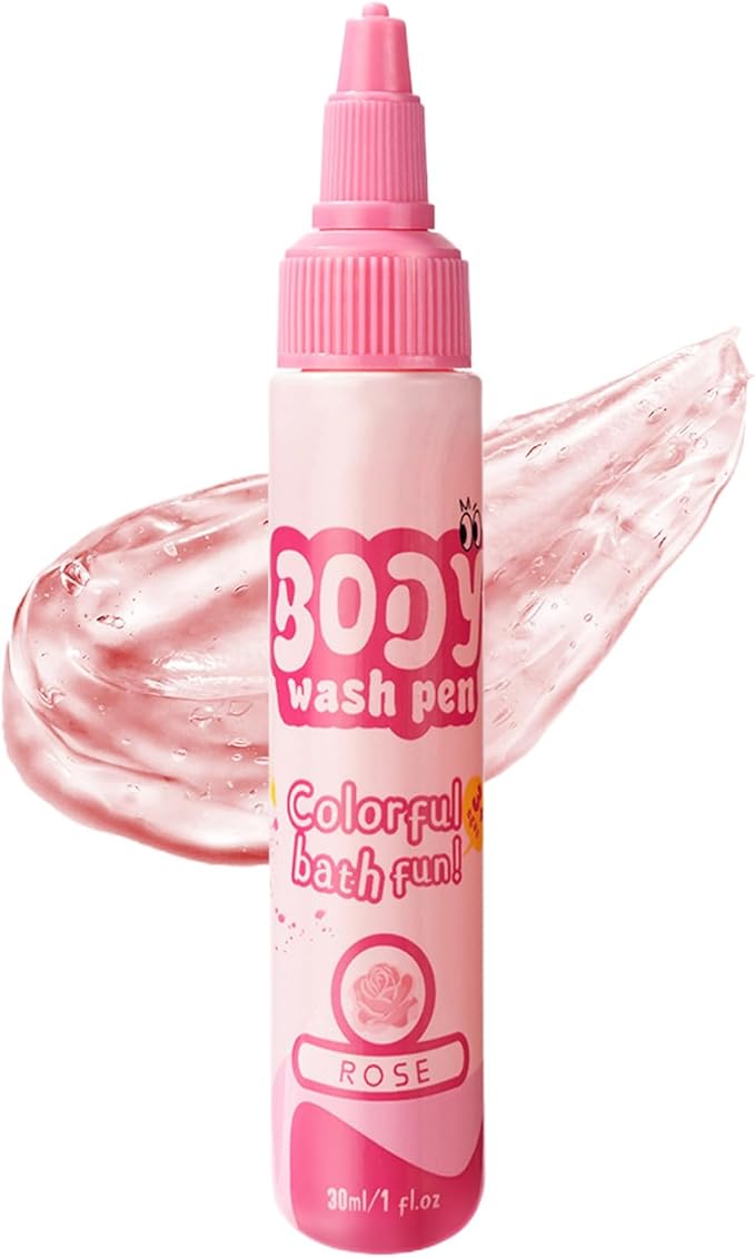 Bath Crayon, 30ml Washable Educational Marker Set, Bathtub Drawing Crayons with Smooth Texture,Easy Clean Off Formula with Vibrant Colors, Creative Art Play Tool for Kids Boys Girls Bathroom Fun Time