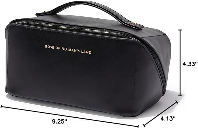 EACHY Travel Makeup Bag,Large Capacity Cosmetic Bags for Women,Waterproof Portable Pouch Open Flat Toiletry Bag Pattern Makeup Bag