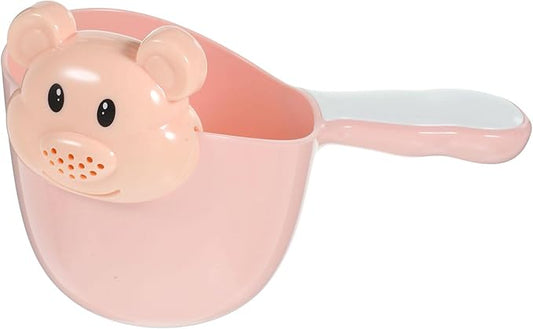 Kisangel Baby Shampoo Rinse Cup Large Capacity Pp Thickened Material Comfortable Round Handle Tear-Free Hair Wash Scoop for Infant Bath Safety