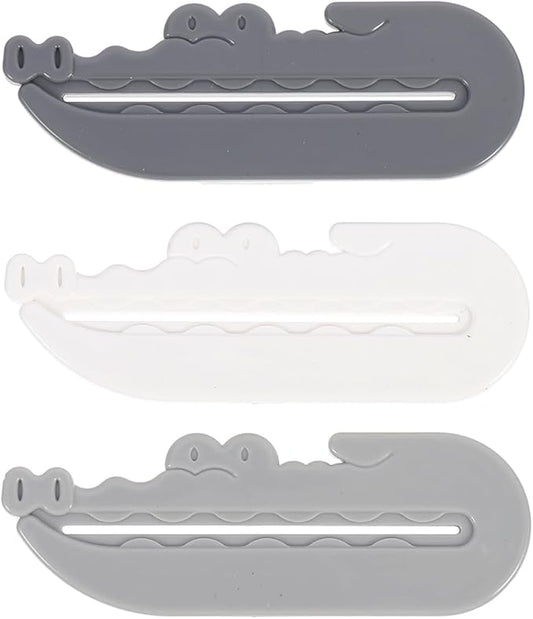 Healifty Toothpaste Tube Squeezer Kit 3Pcs Toothpaste Roller Tool for Kids and Bathroom Use Saver Silicone Cover Dispenser Bathroom Accessory