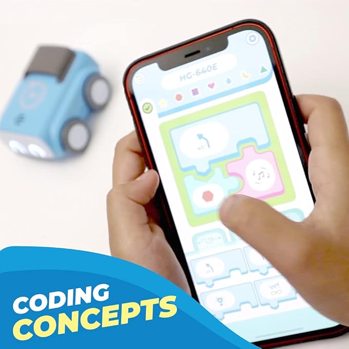 Sphero Indi at-Home Learning Kit - Screenless Coding Robot for Kids 4+ - Build Mazes, Learn Computational Thinking - Problem Solve Like an Engineer - Educational STEM Toy for Creative Minds