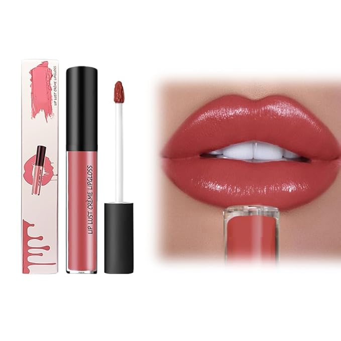 2026 New 12 Colors Lips Staining Lip Oil, Cream Texture Lipstick Long-Lasting Moisturizing Lip Oil, Upgrade Waterproof Lipstick Creamy Lip Gloss Non-stick to Cup (#11)