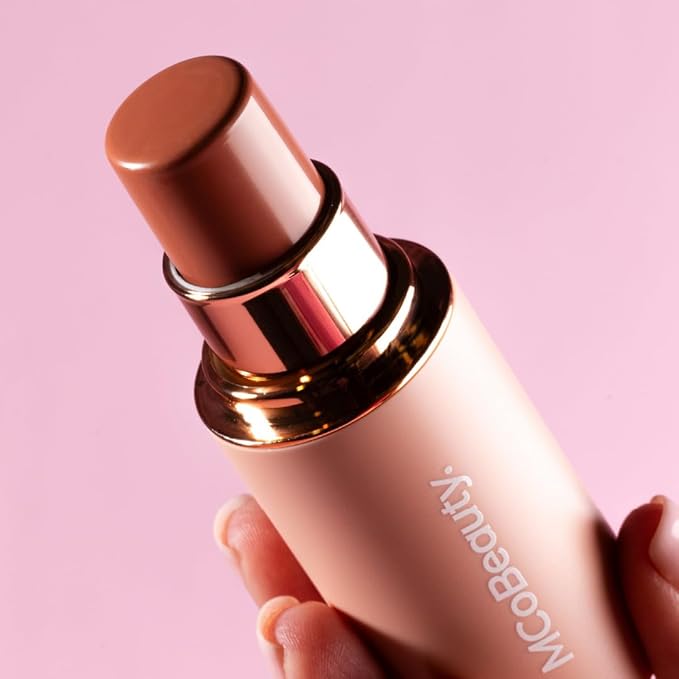 MCoBeauty - Baby Face Multiuse Cream Stick for Lips and Cheeks - Blush Stick in Nude Peach Shade - Contains Moisturising Jojoba Seed Oil, Coconut Oil and More - Charley