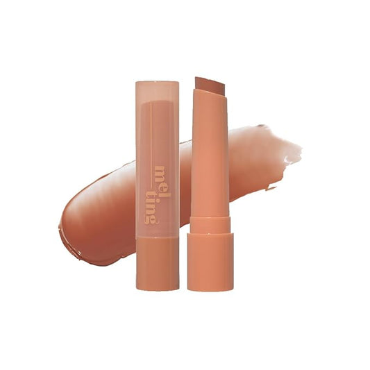 Etude Ginger Sugar Melting Balm Stick 04 Peanut Butter | Tinted Moisturizing Lip balm | Natural Ingredients Hydrate Ginger, Sugar, Shea Butter Moisturizing Relaxing Effect | K-Beauty