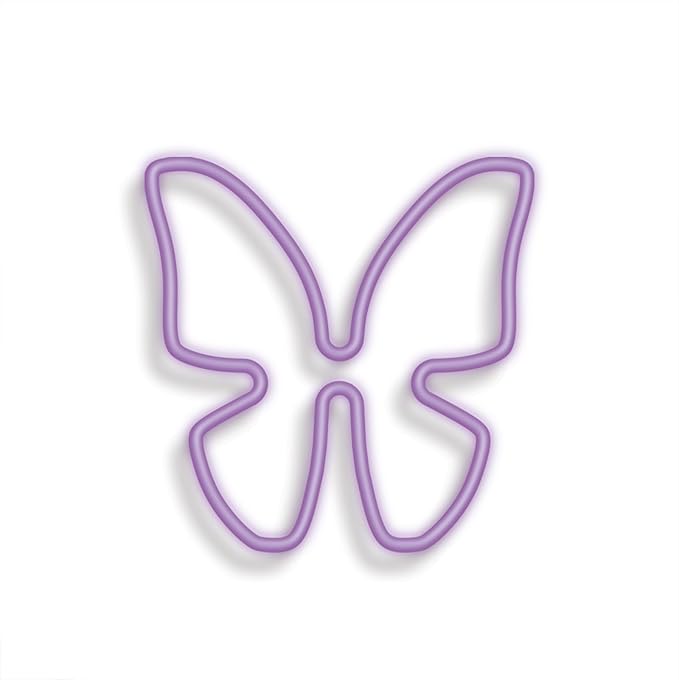 Butterfly NEON Wall Light, Cool Purple Butterfly Shaped LED Light, Perfect for Holiday & Birthday Gift, Party Decor