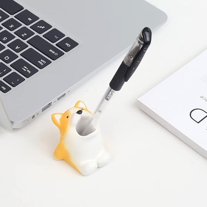 Cartoon Animal Toothbrush Holder Stand - Adorable Bathroom Organizer with Animal-Shaped Base, Cute Toothbrush Storage for Kids & Family, Drip-Free Countertop/Sink Organizer for Bathroom Decor (White)