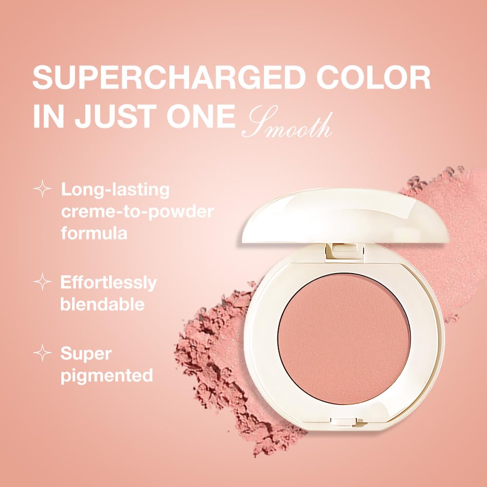 Single Cream Eyeshadow,Rose Pink Matte Eye shadow Pallette,Waterproof&Long Lasting Mini Eyeshadow,Soft Matte Eye Makeup,Vegan & Cruelty-Free Eye shadow for Brown Blue Green Eyes #08