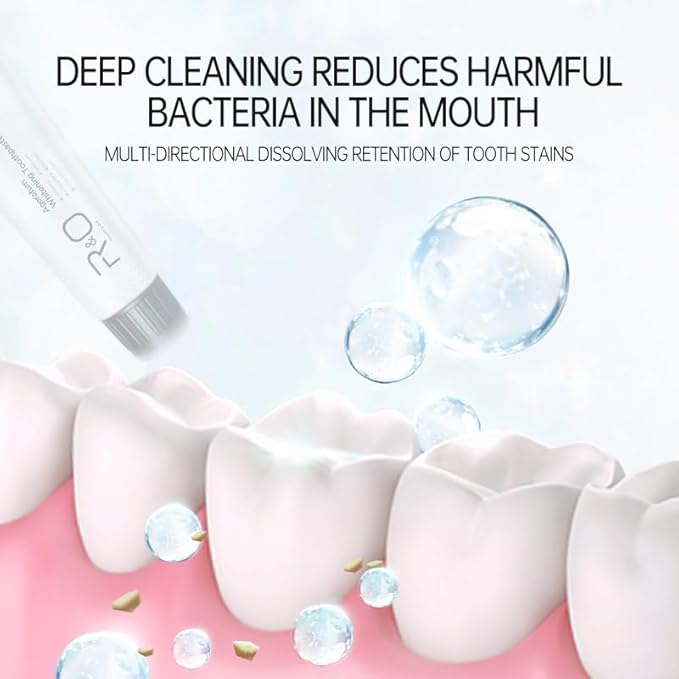 R&O Ageratum Whitening Toothpaste with Bamboo Charcoal, 3.53 oz - Removes Stubborn Stains, Great for Teeth Whitening, Reduces Plaque, Promotes Oral Health with Long - Lasting Fresh Breath (3 Tubes)