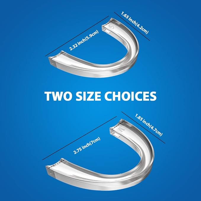 KOHEEL GS Moldable Mouth Guard for Teeth Grinding and Clenching, Night Guard for Bruxism Relief, 5 Count (White, Small Size)