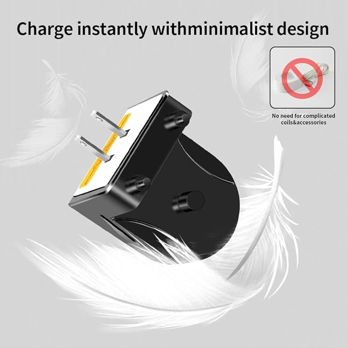 Charger Base for AquaSonic Electric Toothbrush, Wall-Mounted Waterproof Charger for AquaSonic Black/Vibe Series with Fast Charging & Universal Voltage - Easy Installation, Travel-Ready