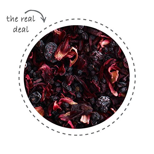 Teapigs Super Fruit Tea Bags Made With Whole Fruit, caffeine-free, natural ingredients (1 Pack of 50 Teabags)