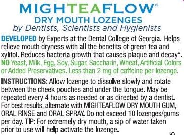 Sugar Free Dry Mouth Lozenges with Xylitol/Stevia, Light Mint, Clinically Tested by Dental Professionals, NO Artificial Flavors/Colors, NO Aspartame,and NO Titanium Dioxide