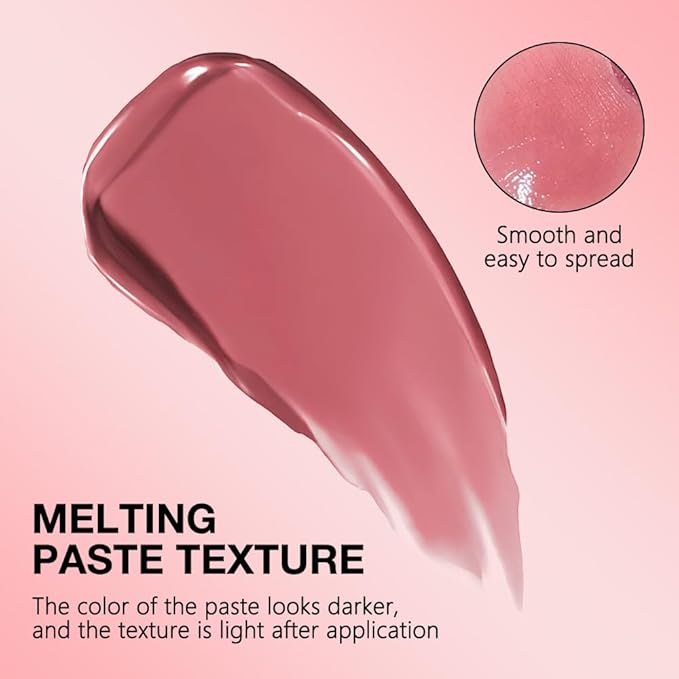 Honey Butter Lipstick Tinted Lip Balm, Shine Moisturizing Plumper Lipstick for Women, Natural Nourishing Hydrating Lip Gloss Stain for Dry Lips, Lightweight Lip Liner Care Makeup, Vegan - 2Pc Pink