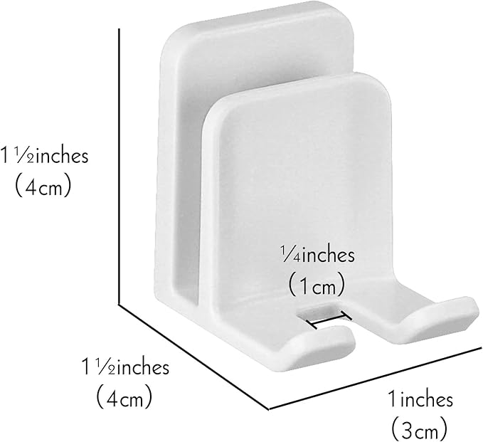 4 PCS Toothbrush Holder Wall Mounted with Cup Holder for Bathroom, Self Adhesive Toothbrush Storage Organizer for Shower, Mini Toothbrush Hanger Rack for Dorm, Cabinet