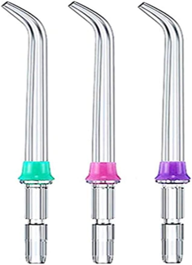 3 Pieces Replacement Heads Replacement Classic Jet Tips Dental Water Jet Nozzle Accessories for Water Flossers (Like WP-100)