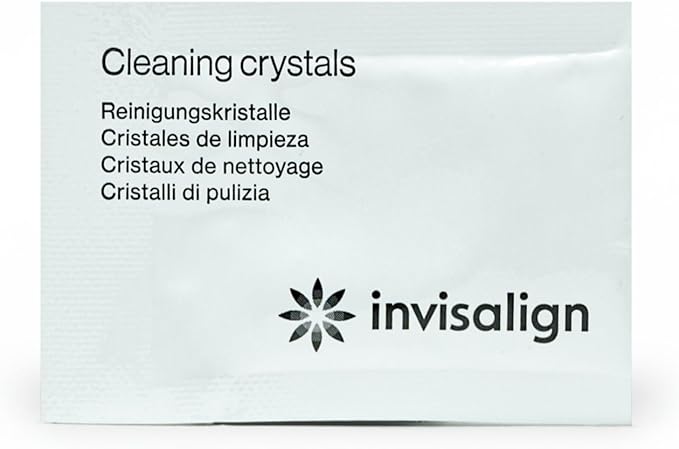 INVISALIGN Cleaning Crystals for Clear Aligners and Retainers, (50 Packets)