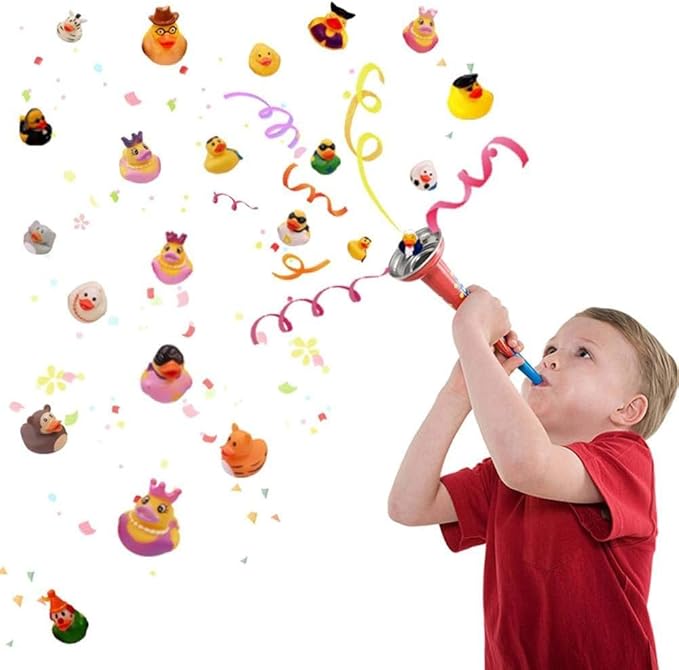 XY-WQ Rubber Duck 30 Pack for Jeeps Bath Toy Assortment - 2.3 Inch Bulk Floater Duck for Kids - Baby Showers Accessories - Party Favors, Birthdays, Bath Time, and More (30 Varieties)