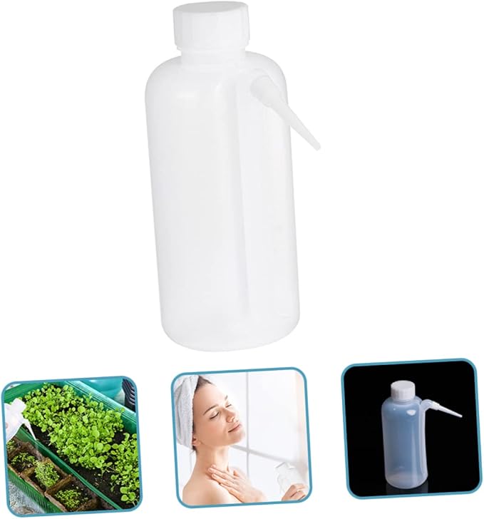 PRETYZOOM 500ml Wide Mouth Plastic Squeeze Wash Bottle Portable Rinse Bottle for Laboratory Tattoo and Cleaning Applications Leak-proof and Sturdy Design