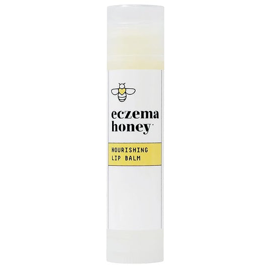 ECZEMA HONEY Nourishing Lip Balm - Organic Chapstick for Sensitive Skin - Daily Lip Moisturizer for Very Dry Lips - Mango Butter & Honey Lip Balm - Natural Lip Care Products (1 Ct)