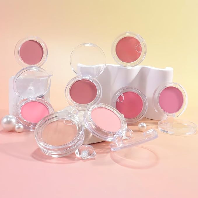 Matte Powder Blush for Cheeks – Long Lasting Natural Face Blusher Makeup, Lightweight Blendable Cheek Color for Women, Vegan & Cruelty-Free – #02 Petals Pink