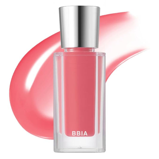 BBIA Over Glaze Lip Gloss - Plumping & Volumizing Glossy Lip Tint with High-Glow Glassy Shine Finish, Naturally Moisturizing, Non-Sticky, Lightweight, Vegan, Korean Makeup (01 PEACH SYRUP)