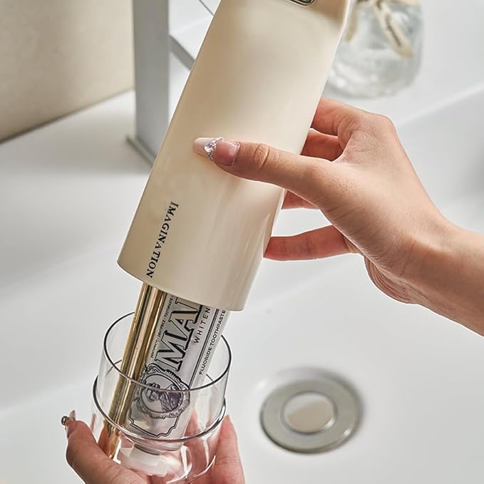 Portable Travel Toothbrush Holder Leak-Proof Toothpaste Storage Case Compact Bathroom Organizer for Camping, School, Business Trips - Toothbrush & Paste Container for Travel