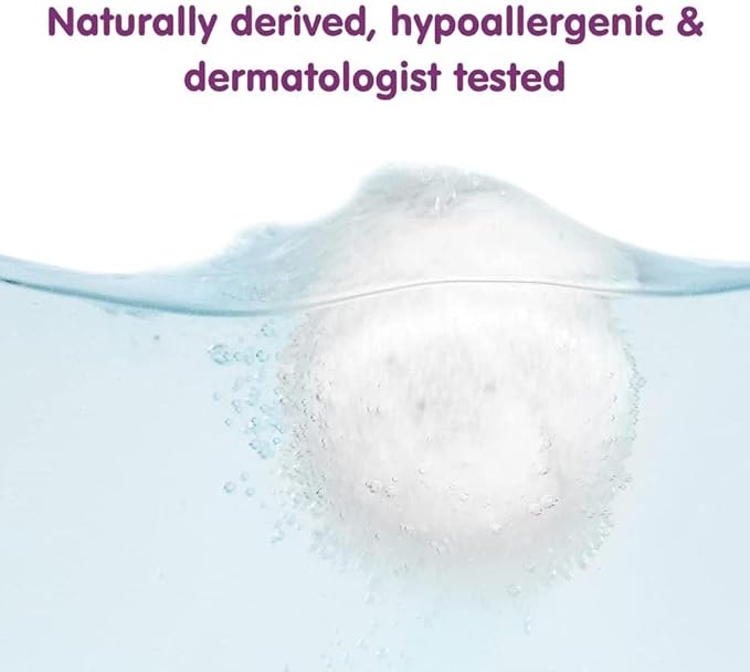 Boogie Kids Bath Bombs, Naturally Derived, Made with Aloe and Calming Vapors, Lavender, 3 Bath Bombs, 2.8 oz, Pack of 1