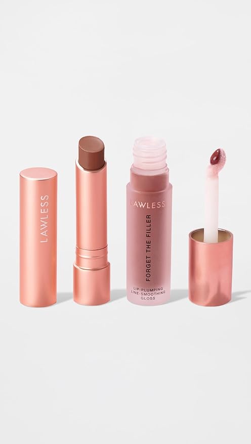 Lawless Women's Lip Twin Bundle, Maple Sugar, Red, 2 Count