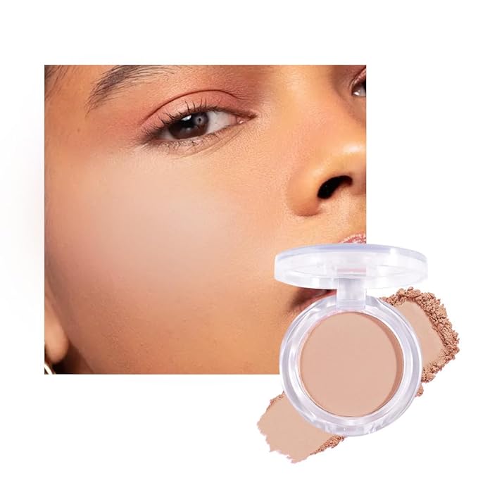 Matte Powder Blush for Cheeks – Long Lasting Natural Face Blusher Makeup, Lightweight Blendable Cheek Color for Women, Vegan & Cruelty-Free – #14 Light Brown