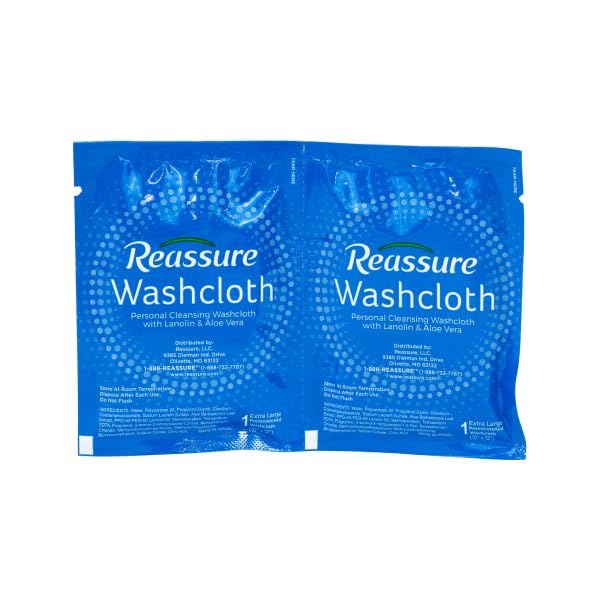Reassure Travel Pack Washcloths (50)