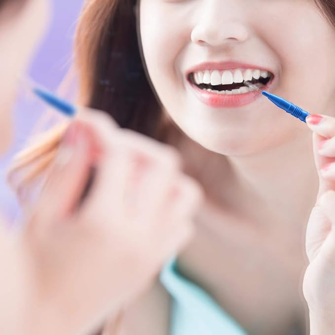 RAZOKO Interdental Brush, Flossing Head,Easy Use Tooth Cleaning Tool 176 Count (2.5mm/3mm)