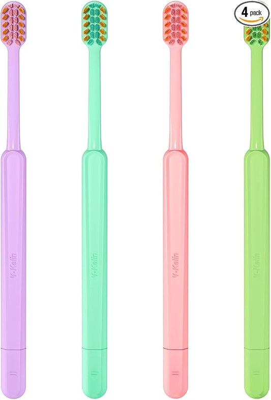 Y-Kelin 2IN1 Orthodontic Braces Toothbrush with interdental Brush