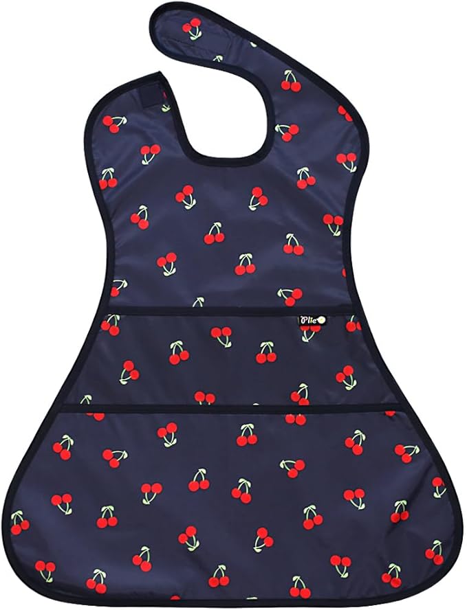 Full Coverage Waterproof Feeding Bib for Toddlers – Extra Long Apron Bib for Mealtime, Self-Feeding, High Chairn