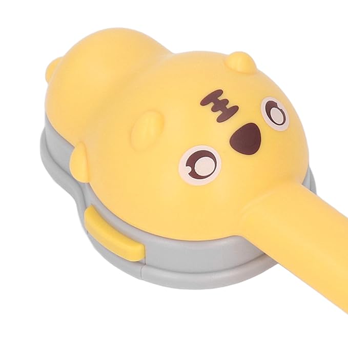 Faucet Handle Extender, Soft Silicone Universal Kid Sink Faucet Extender Kids Handwash Helper, Cartoon Animal Design Sink Handle Extender for Toddlers (Locke Yellow)