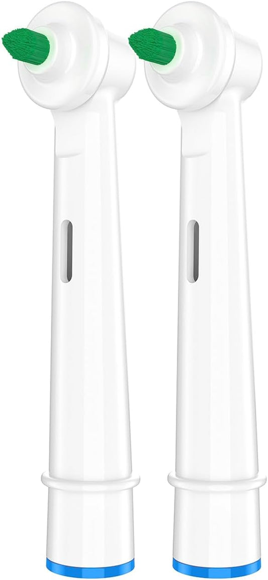 Interdental Replacement Brush Heads for Oral-B Electric Toothbrushes（Except The iO Series）, 2-Pack, Ideal for Braces, Between Teeth, and Back Teeth Cleaning